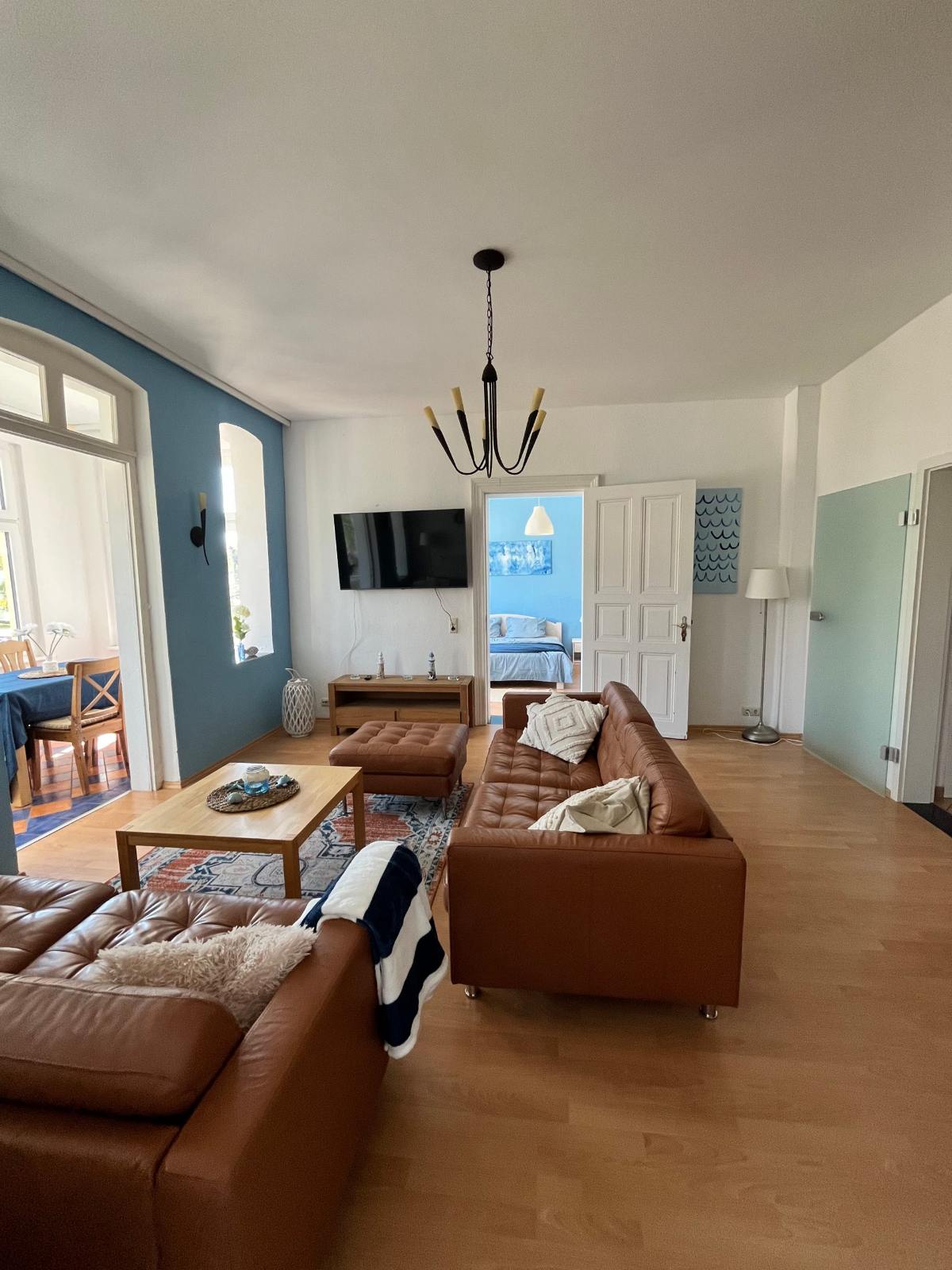 Ferienwohnung Silberm&ouml;we &ndash; Wohnzimmer